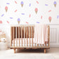 Ice Cream Wall Stickers, Pink and Purple Girls Room Decor, Sprinkle Wall Decals, Playroom Nursery, Peel and Stick