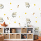 Sheep Wall Stickers, Lamb Nursery Decor, Counting Sheep Star Wall Decals, Gender Neutral Kids Room Baby Peel and Stick Wall Art