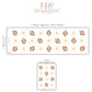 Daisy Wall Stickers, Boho Flower Nursery Decor, Neutral Leaf Floral Wall Decals, Scandi Kids Room Baby Peel and Stick Wall Art
