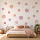 Tulip Wall Stickers, Terracotta Flower Nursery Decor, Boho Floral Wall Decals for Girls Room, Peel and Stick Tulips