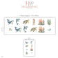 Under the Sea Wall Stickers, Ocean Nursery Decor, Whale Dolphin Turtle Wall Decals, Kids Room Gender Neutral Baby Peel and Stick Art