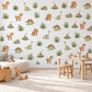 Dinosaur Wall Stickers, Dinosaur Nursery Decor, T Rex Triceratops Wall Decals, Boys Kids Room Gender Neutral Peel and Stick Wall Art
