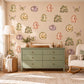Dragon Wall Stickers, Baby Dragon Nursery Decor, Magical Fantasy Butterfly Wall Decals, Kids Room Gender Neutral Peel and Stick Art