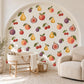 Fruit Wall Stickers, Peach Pear Apple Nursery Decor, Orchard Fruit Wall Decals, Kids Room Kitchen Playroom Peel and Stick Wall Art
