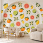 Citrus Wall Stickers, Lemon Orange Nursery Decor, Grapefruit Lime Fruit Wall Decals, Girls Kids Room Summer Peel and Stick Wall Art