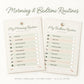 Morning and Bedtime Routine Chart Printable, Toddler Visual Schedule Cards, Boho Kids Routine, Velcro Board Cards, A4 & US Letter