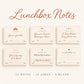 Lunchbox Notes for Kids Printable, 48 Lunch Box Notes, Kids Jokes, Encouragement Cards, Back to School Notes, Boho, A4 & US Letter