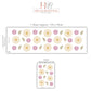 Flower Wall Stickers, Scandi Daisy Tulip Nursery Decor, Cream Floral Wall Decals, Girls Kids Room Neutral Baby Peel and Stick Art