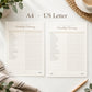 Cleaning Schedule Printable, Minimalist Weekly Cleaning Checklist, Daily Monthly Deep Clean, Family Chore Chart, A4 US Letter PDF