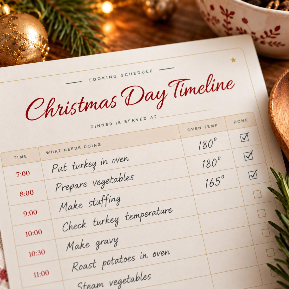 Christmas Planner Printable, Boho Holiday Organiser, Gift List, Budget, Menu & Cooking Timeline, Card List, Kids Wish List, A4 Letter