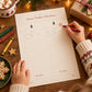 Christmas Planner Printable, Boho Holiday Organiser, Gift List, Budget, Menu & Cooking Timeline, Card List, Kids Wish List, A4 Letter