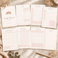 Undated Daily Planner Printable, Boho Weekly Planner, Monthly Overview, Habit Tracker, Goal Planner, Blush A4 A5 US Letter PDF
