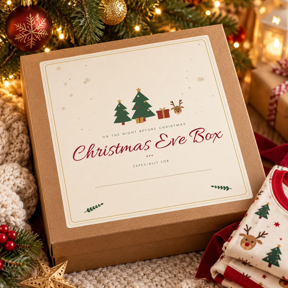 Christmas Gift Tags Printable, Christmas Eve Box Label, Letter from Father Christmas, Nice List Certificate, Reindeer Food, A4 Letter