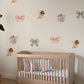 Fairy Wall Stickers, Fairy Bow Nursery Decor, Coquette Fairy Wall Decals, Girls Kids Room Bedroom Baby Girl Peel and Stick Wall Art