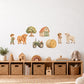 Farm Wall Stickers, Boho Farmyard Nursery Decor, Highland Cow Tractor Wall Decals, Kids Room Gender Neutral Baby Peel and Stick Art