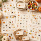 Halloween Kids Party Printables, Cute Halloween Activity Pack, Bingo, Word Search, Maze, Bunting, Treat Bag Tags, Boho Pumpkin, A4 Letter