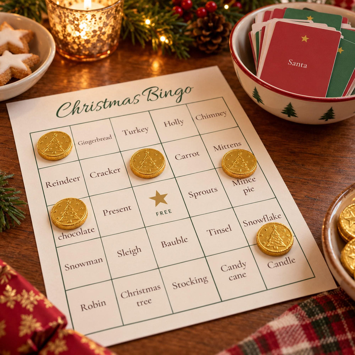 Christmas Family Games Printable, Christmas Quiz, Christmas Bingo, Charades, Would You Rather, Party Games for Kids and Adults