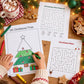 Kids Christmas Activity Pack Printable, Christmas Colouring Pages, Word Search, Maze, Dot to Dot, Kids Activity Book