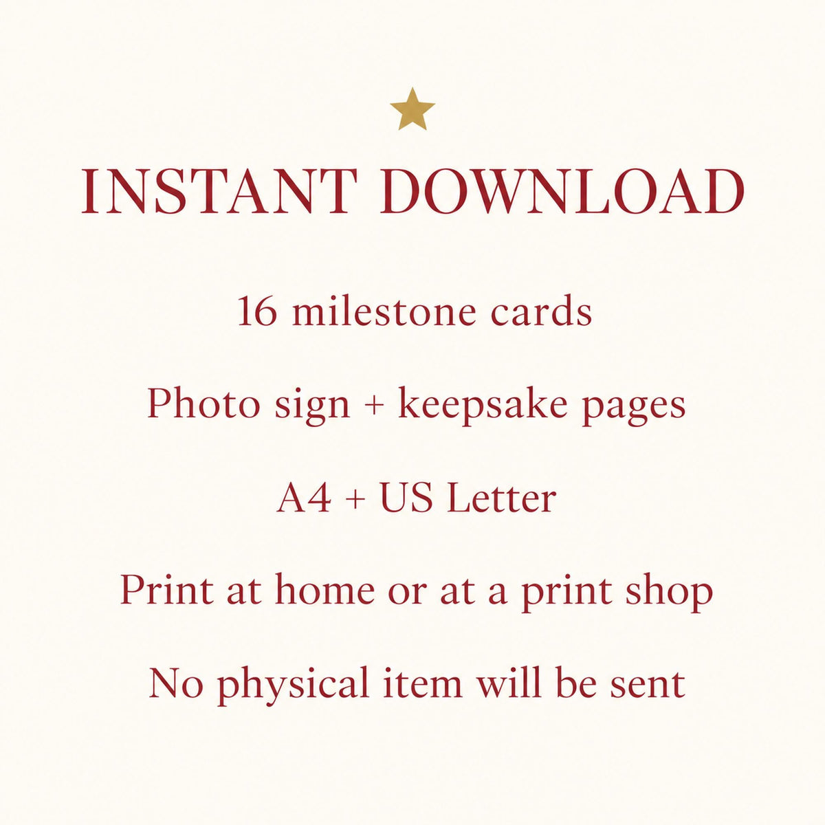 Baby's First Christmas Milestone Cards Printable, First Christmas Photo Prop, Baby Keepsake, Footprint Art, Christmas Baby Cards
