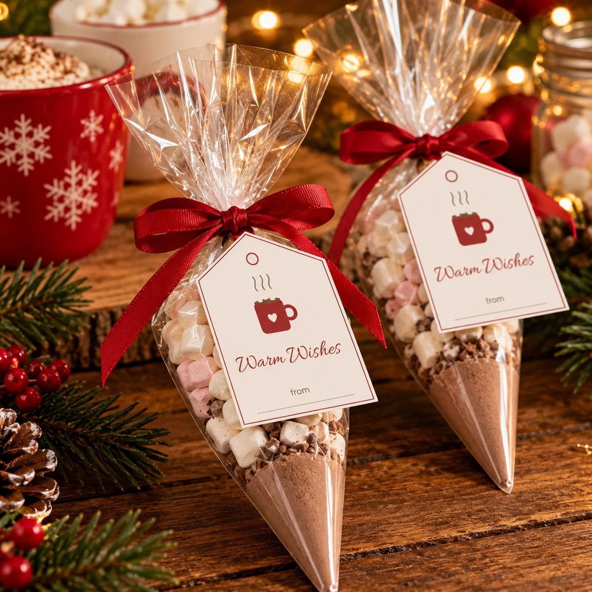 Hot Chocolate Bar Printables, Hot Cocoa Bar Sign, Topping Labels, Warm Wishes Favour Tags, Recipe Card, Christmas Party Decor