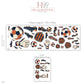 Football Wall Stickers, Navy Orange Soccer Decor, Retro Football Boots Wall Decals, Boys Kids Room Teen Bedroom Peel and Stick Wall Art