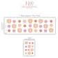 Tulip Wall Stickers, Terracotta Flower Nursery Decor, Boho Floral Wall Decals for Girls Room, Peel and Stick Tulips