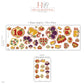 Number Wall Stickers, Fruit Counting Playroom Decor, Educational Wall Decals, Apple Pear Kids Room Nursery Peel and Stick Wall Art