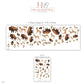 Prairie Animal Wall Stickers, Bison Antelope Nursery Decor, Wildlife Wall Decals, Kids Room Brown Tan Sage Western Peel and Stick Wall Art