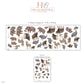 Safari Animal Wall Stickers, Hippo Buffalo Nursery Decor, African Animal Wall Decals, Kids Room Grey Brown Neutral Peel and Stick Wall Art
