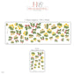 Wildflower Wall Stickers, Buttercup Clover Nursery Decor, Spring Flower Wall Decals, Girls Room Yellow Pink Green Meadow Peel and Stick Art