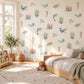 Under the Sea Wall Stickers, Ocean Nursery Decor, Whale Dolphin Turtle Wall Decals, Kids Room Gender Neutral Baby Peel and Stick Art