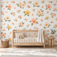 Floral Wall Stickers, Boho Daisy Meadow Nursery Decor, Watercolour Flower Wall Decals, Girls Kids Room Baby Peel and Stick Wall Art