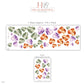 Heart Wall Stickers, Crystal Agate Amethyst Heart Decor, Watercolour Gemstone Wall Decals, Girls Room Green Purple Peel and Stick Wall Art