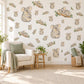 Koala Wall Stickers, Mum and Baby Koala Nursery Decor, Australian Animal Wall Decals, Grey Neutral Kids Room Peel and Stick Wall Art