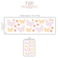 Butterfly Wall Stickers, Pink Butterfly Flower Nursery Decor, Girls Floral Wall Decals, Kids Room Baby Peel and Stick Wall Art