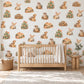 Desert Wall Stickers, Desert Animal Nursery Decor, Camel Meerkat Cactus Wall Decals, Kids Room Gender Neutral Baby Peel and Stick Art