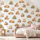 Desert Wall Stickers, Desert Animal Nursery Decor, Camel Meerkat Cactus Wall Decals, Kids Room Gender Neutral Baby Peel and Stick Art