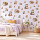 Otter Wall Stickers, Baby Otter Nursery Decor, Sleepy Otters and Pebbles Wall Decals, Brown Neutral River Animal Kids Peel and Stick Art