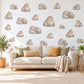 Walrus Wall Stickers, Baby Walrus Nursery Decor, Sleepy Arctic Walrus Wall Decals, Taupe Sage Neutral Kids Room Peel and Stick Wall Art