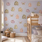Dragon Wall Stickers, Baby Dragon Nursery Decor, Magical Fantasy Butterfly Wall Decals, Kids Room Gender Neutral Peel and Stick Art