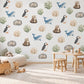 Sea Animal Wall Stickers, Coastal Nursery Decor, Otter Puffin Whale Seal Wall Decals, Kids Room Gender Neutral Peel and Stick Art