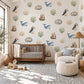 Sea Animal Wall Stickers, Coastal Nursery Decor, Otter Puffin Whale Seal Wall Decals, Kids Room Gender Neutral Peel and Stick Art