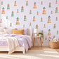 Lighthouse Wall Stickers, Nautical Nursery Decor, Seaside Lighthouse Wall Decals, Coral Teal Cream Kids Room Peel and Stick Wall Art