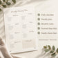 Cleaning Schedule Printable, Minimalist Weekly Cleaning Checklist, Daily Monthly Deep Clean, Family Chore Chart, A4 US Letter PDF