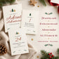 Christmas Advent Activity Cards Printable, Boho Family Advent Calendar, 24 Activity Ideas, Countdown Tracker, A4 Letter A6 PDF