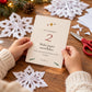Christmas Advent Activity Cards Printable, Boho Family Advent Calendar, 24 Activity Ideas, Countdown Tracker, A4 Letter A6 PDF