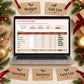 Christmas Budget Planner Spreadsheet, Gift List Tracker for Google Sheets & Excel, Christmas Card List, Holiday Gift Planner Template
