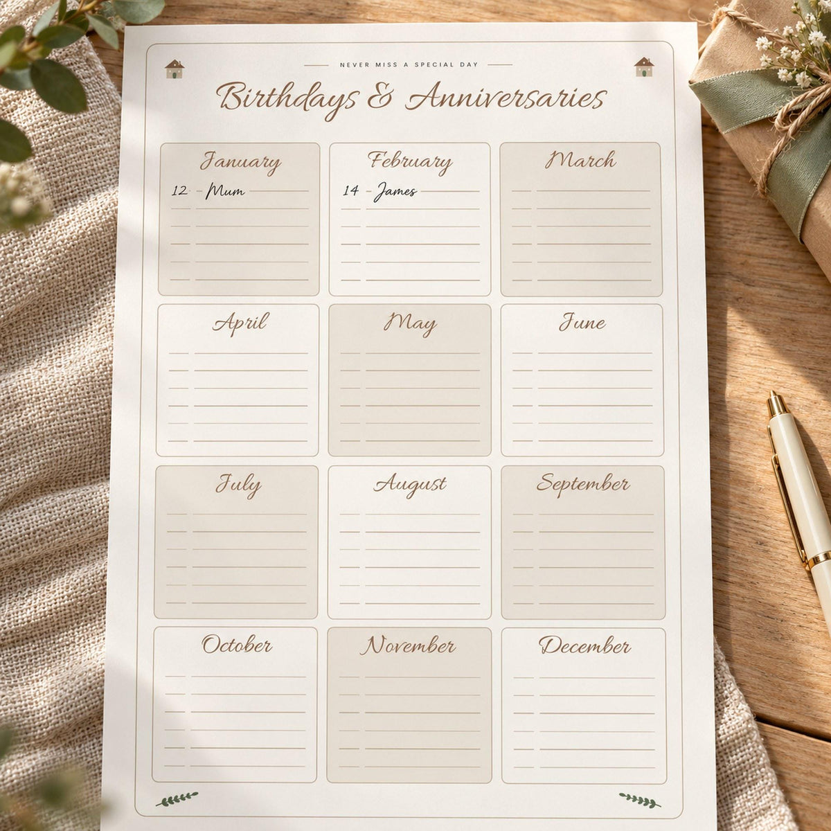 Family Command Centre Printable, Family Planner Binder, Undated Calendar, Weekly Schedule, Chore Chart, Meal Plan, Emergency Info, A4 Letter