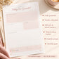 Mum Wellness Journal Printable, Gratitude Journal for Mums, Self Care Tracker, Mood Tracker, Mindful Mum, Undated, A4 A5 Letter