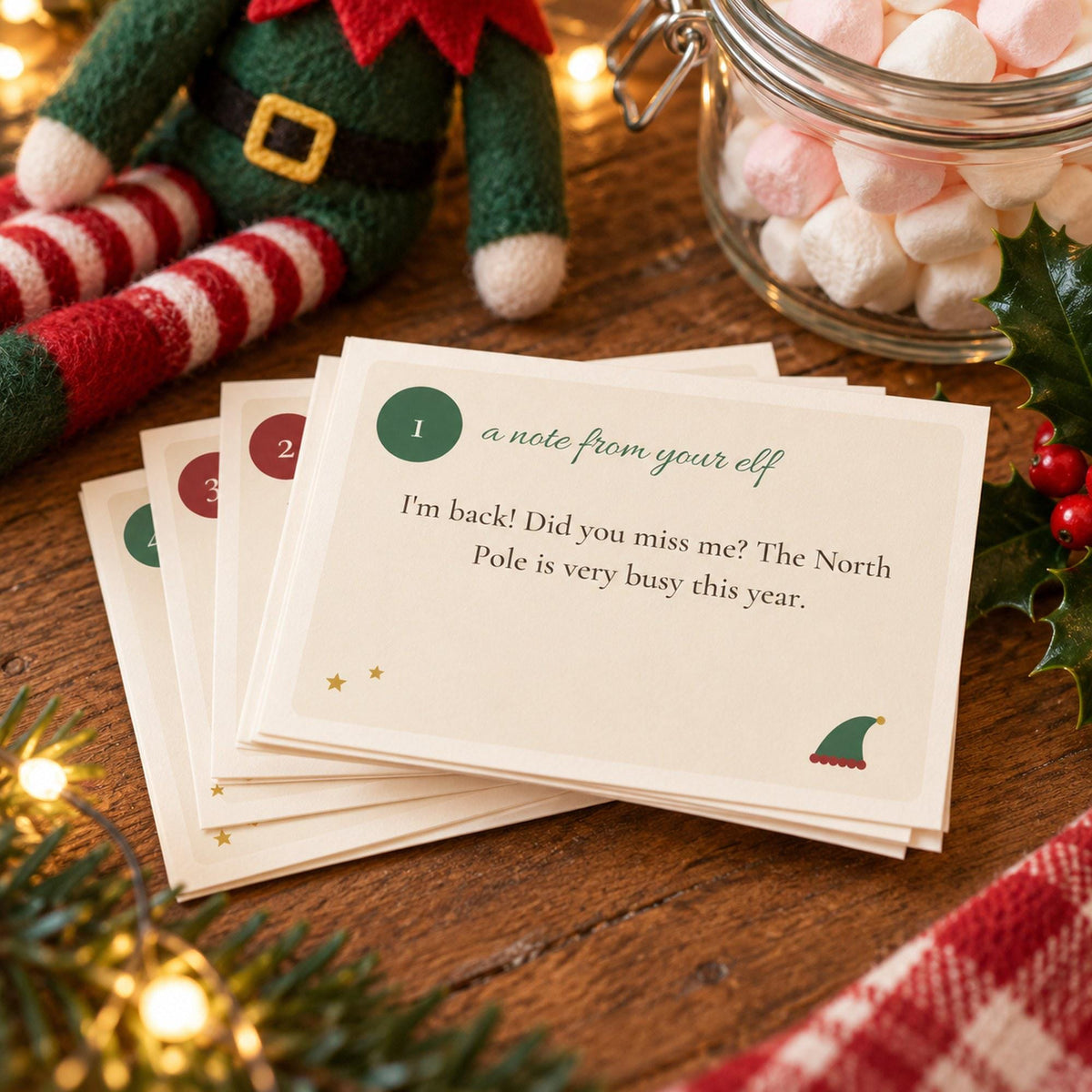 Christmas Elf Arrival Kit Printable, Elf Arrival Letter, 24 Daily Elf Notes, Elf Goodbye Letter, Elf Props, Kids Christmas